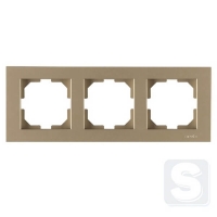 Рамка на 3 поста горизверт. монтаж Arvia Electric KAREN Титан (20 05 2000 023)